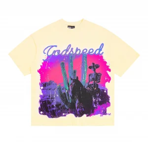 Godspeed Desert Scene T-Shirt Beige