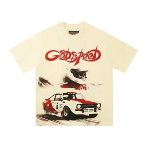 Godspeed Racing Skull T-Shirt Beige