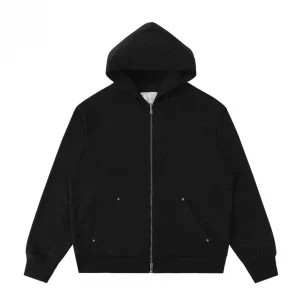 Godspeed Tonal Gothic Zip Hoodie Black