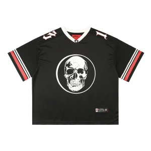 Godspeed Skull Jersey T-Shirt Black